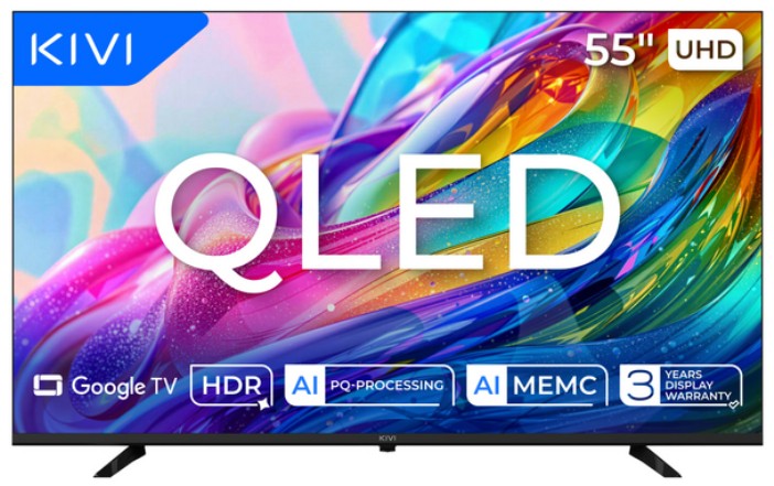 Телевізор KIVI 55" QLED UHD Smart TV (55U820KB)